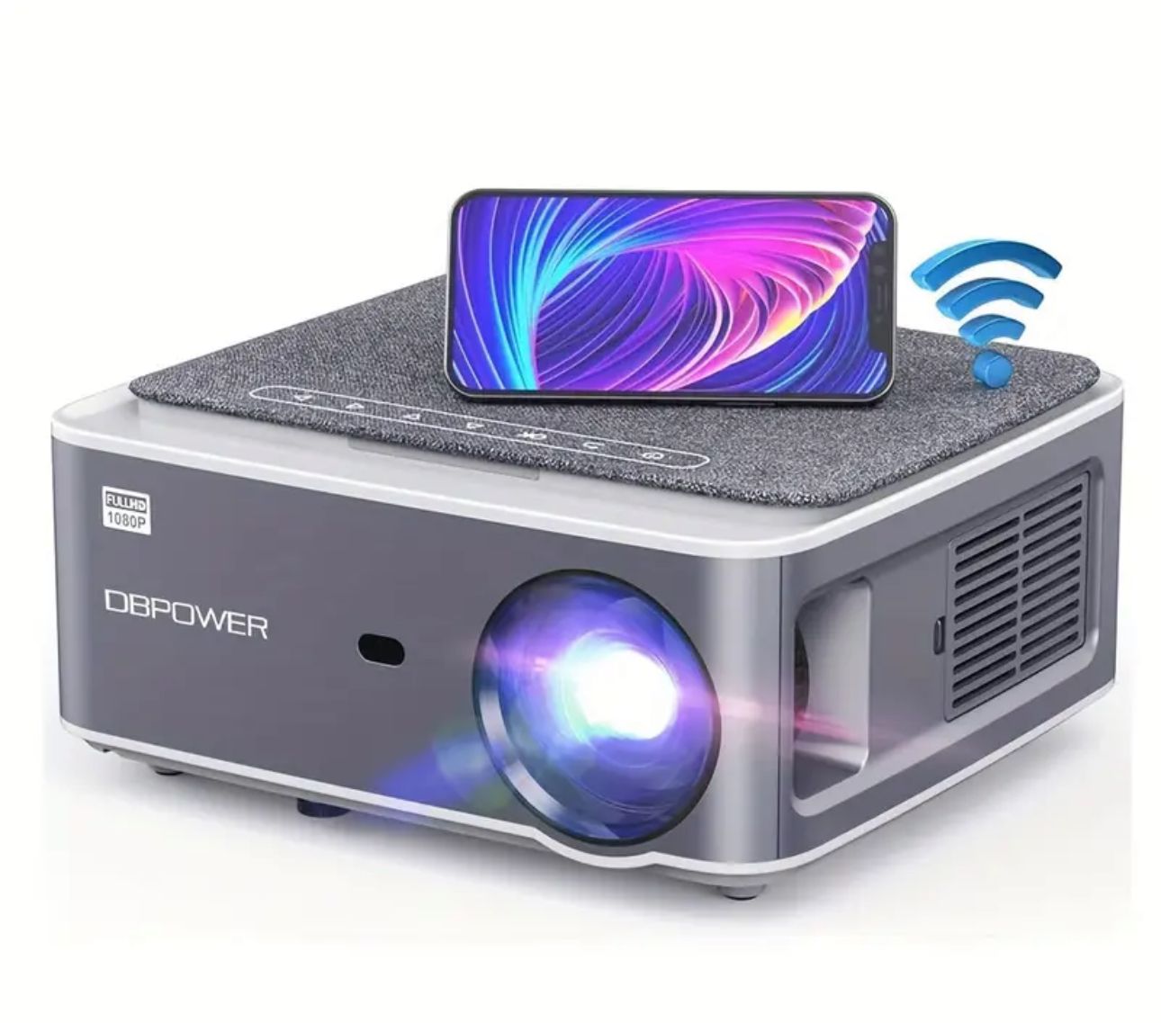 DBPOWER Native 1080P 5G 4K WiFi Projector